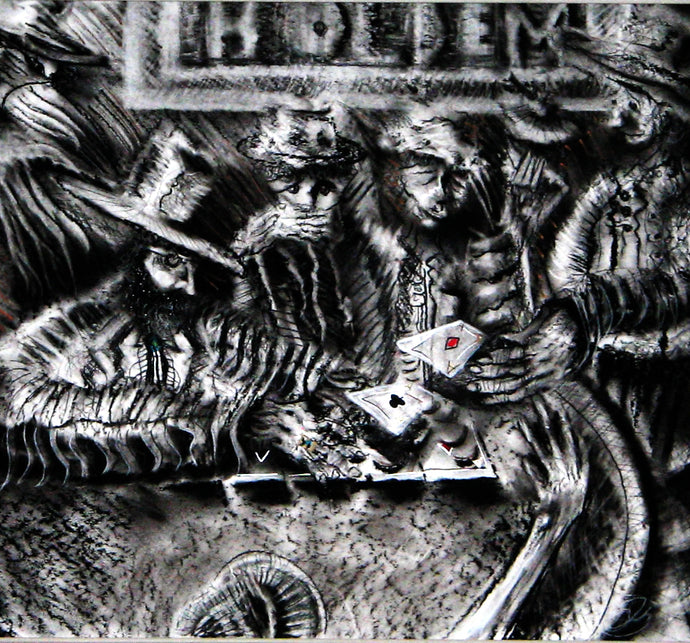 Monster on the River - Canvas