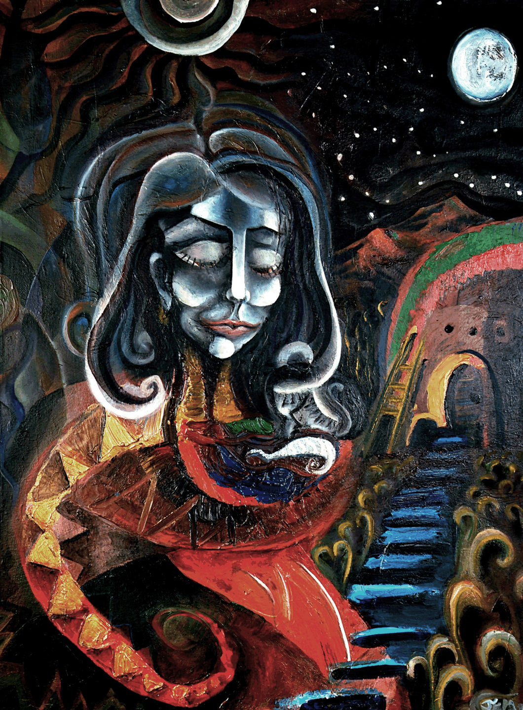 Mother, Child, & the Moon